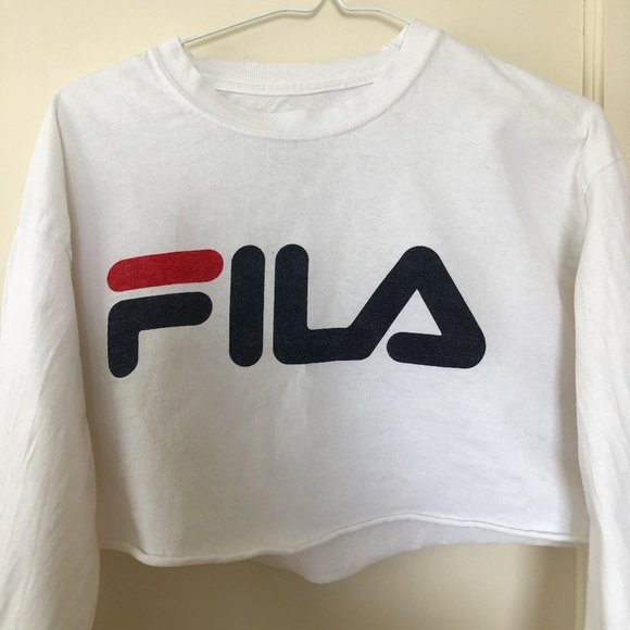 Fila Tops - FILA Cropped Long Sleeve Shirt